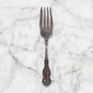 Antique 1910 WM Rogers & Son Silverplate Salad Fork Orange Blossom Pattern